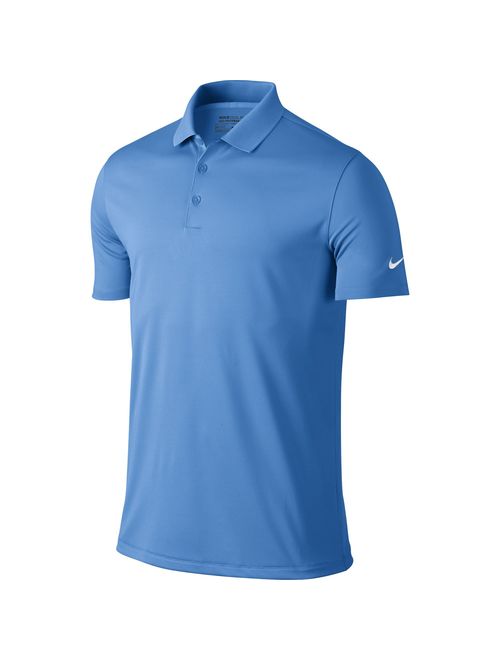 NIKE Men's Polyester Solid Short Sleeve Dry Victory Polo T-Shirt