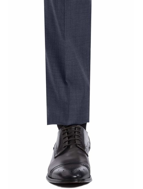 Calvin Klein Men's Slim Fit Stretch Suit Separates-Custom Jacket & Pant Size Selection, Blue, 38X32