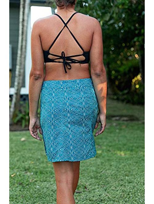 RipSkirt Hawaii - Length 2 - Quick Wrap Cover-up That Multitasks as The Perfect Travel/Summer Skirt