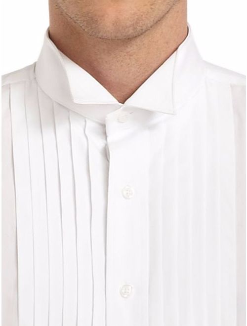 Ike Behar 100% Woven Cotton Tuxedo Shirt with French Cuffs