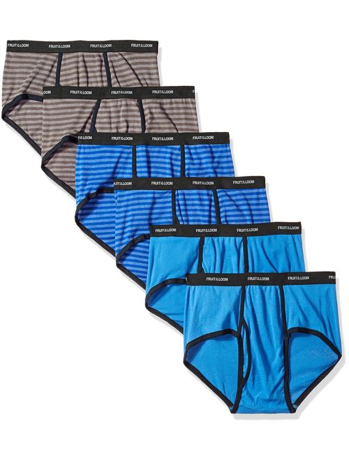 Fruit of the Loom Men's Fashion Brief Assorted (Pack of 6)