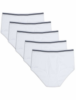 Men's Big and Tall 5-Pack Tag-Free Briefs fit by DXL