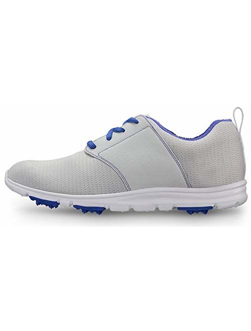 FootJoy Women's Enjoy-Previous Season Style Golf Shoes Grey 8 M, Light Periwinkle, US