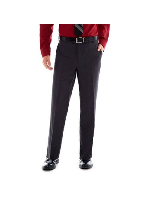 Adolfo Men's Micro Tech Slim Fit Flat Front Suit Pant