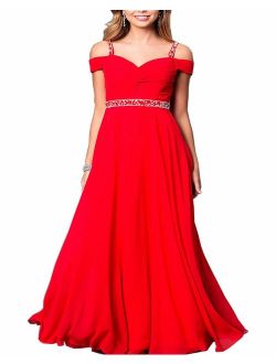 Roiii Women's Elegant Formal Bridesmaid Evening Gown Sleeveless Ruched Party Cocktail Maxi Long Dress