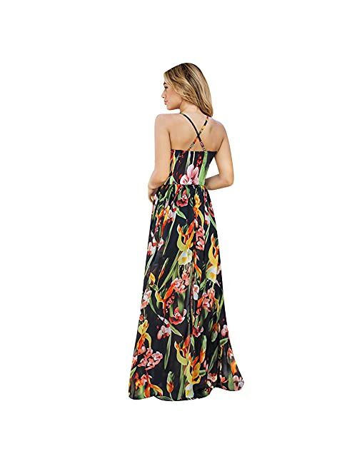 Women Evening Long Maxi Gradient Ombre Dress Convertible Transformer Wedding Party Cocktail Homecoming Gown