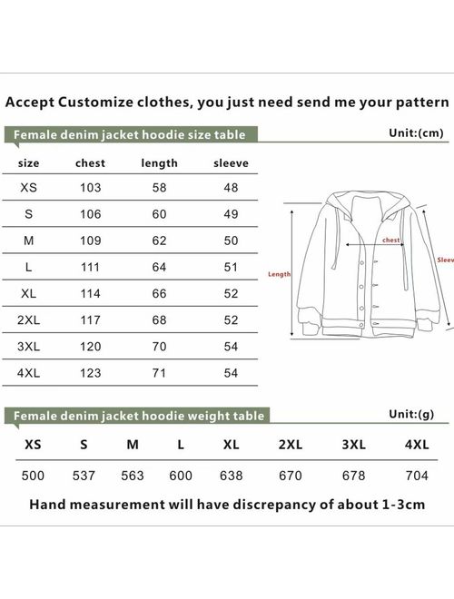 Aopostall Li Peep Jeans Denim Jacket Love Printed Fashion Sport Hip Hop Hoodie