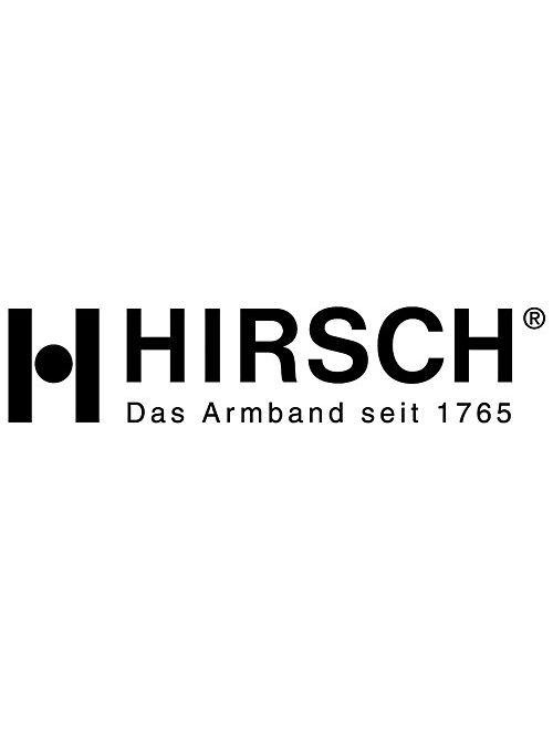 Hirsch Performance James 20mm Gold Brown Leather and Rubber Watch Strap