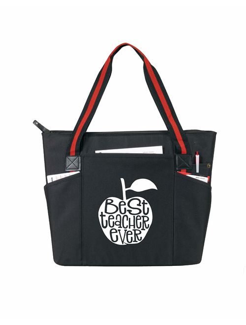 Brooke & Jess Designs Store Teacher Tote Bag for Work - Teacher Gifts for Women, Teacher Bag Best Teacher Appreciation Day Gift