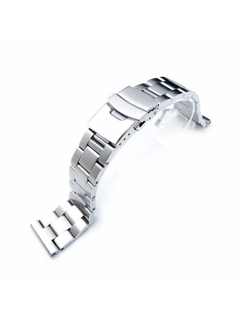 22mm Super Oyster Type II watch bracelet common use for diver watch, straight end