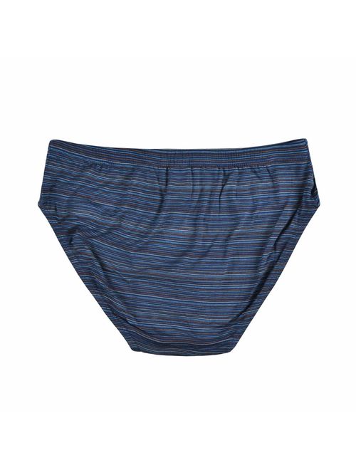 Men's Bamboo Underwear Soft Lightweight Low Rise Briefs 3 Pack