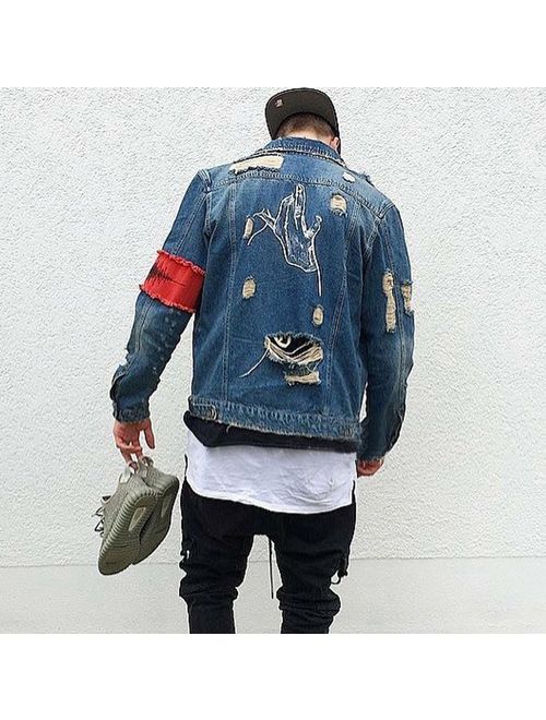 ripped trucker jacket