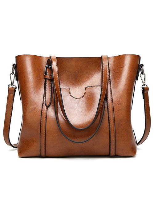 AIYAMAYA Women Top Handle Satchel Handbag Tote Shoulder Bag Purse Bag 