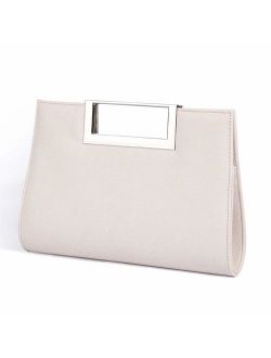 Clutch Purse for Women Evening Party Metal Grip Cut it out Handbag with Shoulder Chain Strap