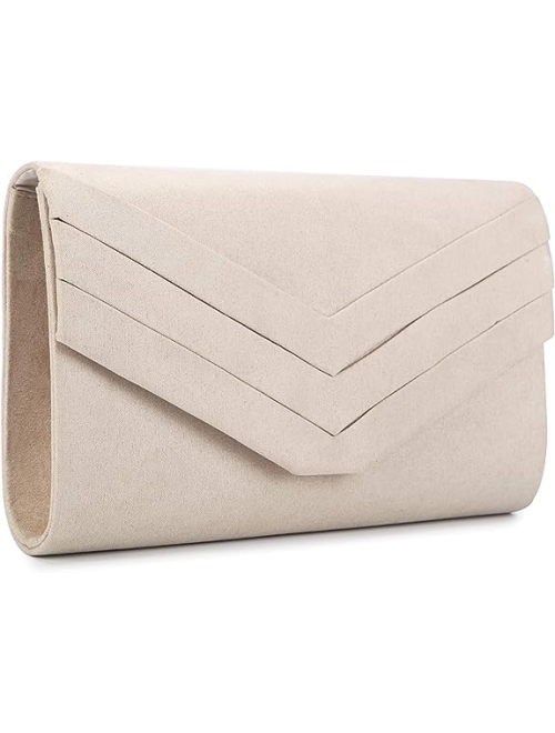 Nodykka Purses and Handbags Envelope Velvet Evening Clutch Crossbody Bags