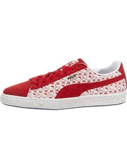 Womens Suede Classic X Hello Kitty Casual Sneakers,