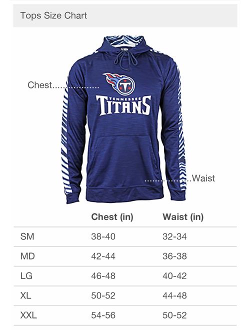 Zubaz Men's Officially Licensed NFL Solid Colored Logo Hoodies