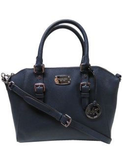 Large Ciara Top Zip Womens Saffiano Leather Satchel
