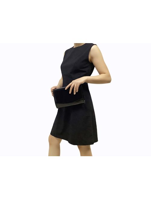 Charming Tailor Patent Leather Flap Clutch Classic Elegant Evening Bag Chic Dress Purse
