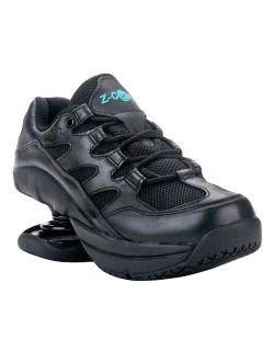 Z-CoiL Pain Relief Footwear Women's Freedom Slip Resistant White Leather Tennis Shoe