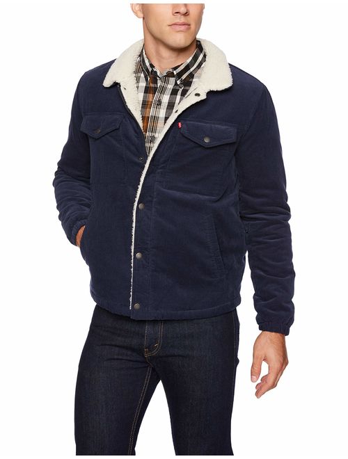 Levi's Men's Corduroy Sherpa Lined Trucker Jacket