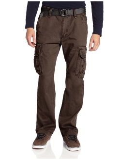 UNIONBAY Black Cotton Solid Cargo Relaxed Fit Pant