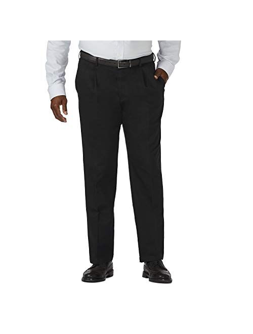 Haggar Men's Work to Weekend Classic Fit Pleat Regular and Big and Tall Sizes