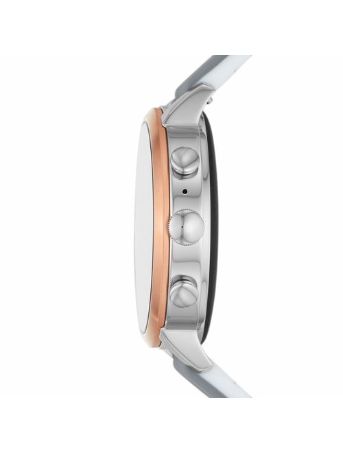 fossil women's gen 4 venture hr stainless steel touchscreen smartwatch