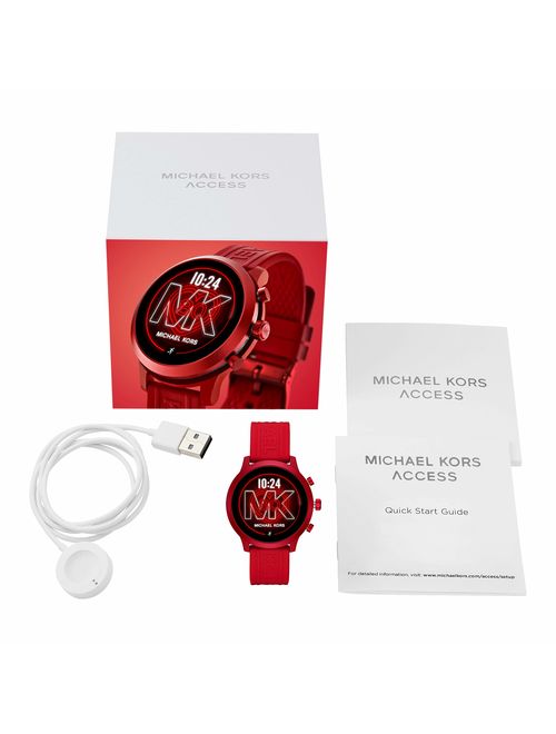 Michael Kors Access MKGO Smartwatch- Lightweight Touchscreen Powered with Wear OS by Google with Heart Rate, GPS, NFC, and Smartphone Notifications