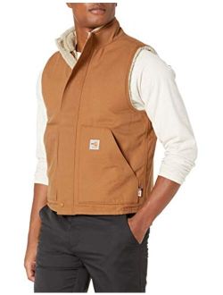 Men's Flame-Resistant Mock-Neck Sherpa-Lined Vest