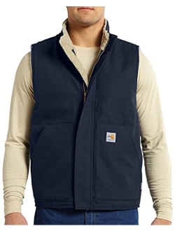 Men's Flame-Resistant Mock-Neck Sherpa-Lined Vest