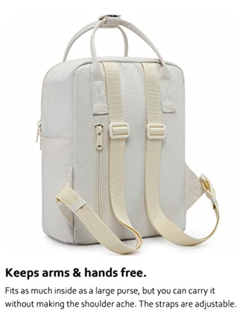 BESTIE 12 Small Backpack for Women Girls Cute Mini Bookbag Purse Little Square Travel Bag 11.8x8.3x4.7in