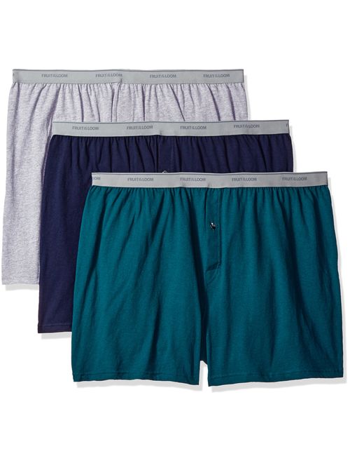 Fruit of the Loom Men's Big Man Knit Boxers (Pack of 3)