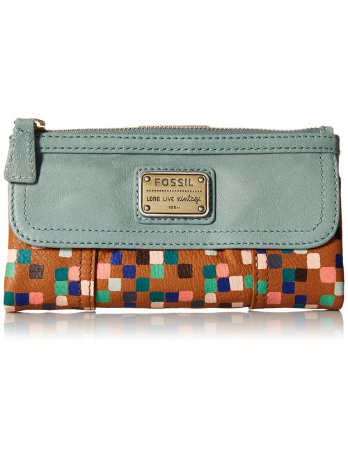 Fossil Womens Emory Bifold Soft Leather Wallet