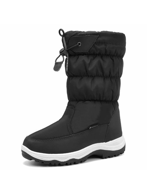 CIOR Women's Snow Boots Winter Waterproof Fur Lined Frosty Warm Snow Boots