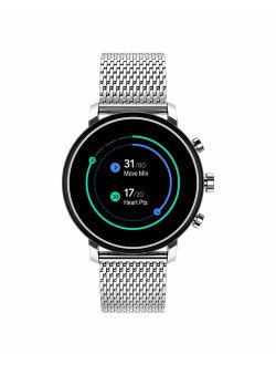 Connect 2.0 Unisex Powered with Wear OS by Google Stainless Steel and Stainless Steel Smartwatch, Color: Silver (Model: 3660032)