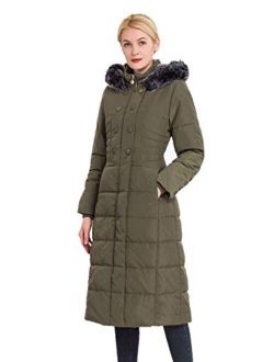 Women's Max Long Winter Puffer Coat Vegan Down Jacket Arctic Coat Thickened Hooded Coat