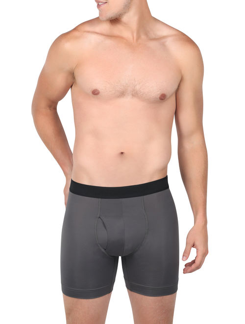 Athletic Works Mens Boxer Brief, 6 pack