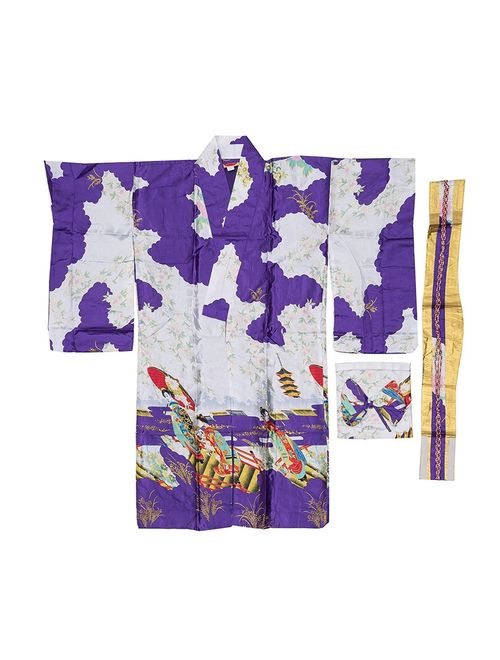 THY COLLECTIBLES Women's Silk Traditional Japanese Kimono Robe / Bathrobe / Party Robe