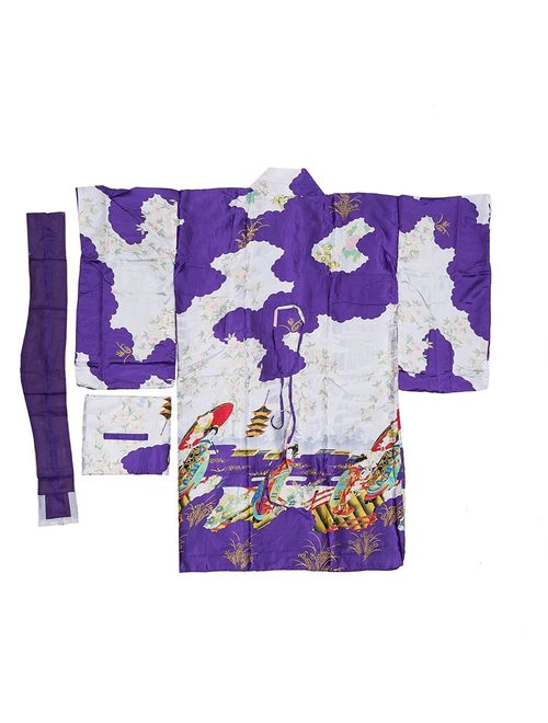 THY COLLECTIBLES Women's Silk Traditional Japanese Kimono Robe / Bathrobe / Party Robe