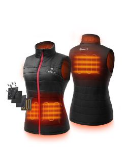 Women's Lightweight Heated Vest with Battery Pack