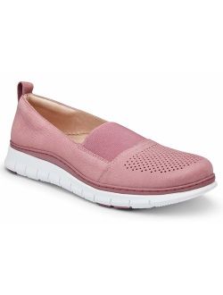 Women's Fresh Roxan Leisure Travel Shoes - Ladies Slip on Walking Shoe with Concealed Orthotic Arch Support