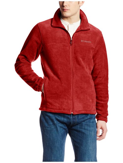 Columbia Men's Steens Mountain Full Zip 2.0 Soft Fleece Jacket, Rust Red, XX-Large