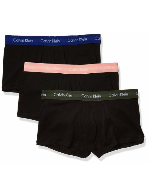 Calvin Klein Men's Cotton Stretch Multipack Low Rise Trunks