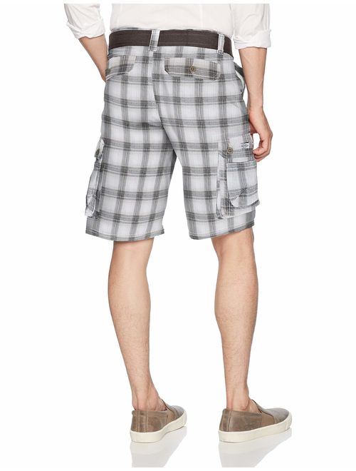 LEE Men's Big and Tall Dungarees New Belted Wyoming Cargo Short