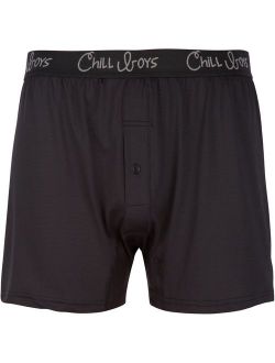 Chill Boys Performance Boxers for Men - Cool Comfortable, Breathable Men's Underwear. Soft Quick-Dry Boxer Shorts