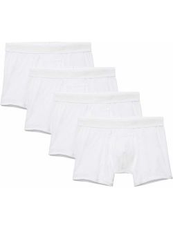 Tommy John Men's Cotton Basics Trunk - 4 Pack - Comfortable Lightweight Soft Underwear for Men