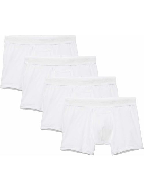 Tommy John Men's Cotton Basics Trunk - 4 Pack - Comfortable Lightweight Soft Underwear for Men