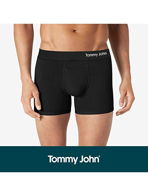 Tommy John Men's Cool Cotton Trunks - 3 Pack - Comfortable Breathable Soft Underwear for Men