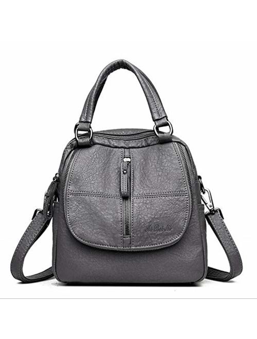 Backpack for women Fashion Nylon Ladies Rucksack Crossbody Shoulder Bag 2pcs Purses Backpack Set